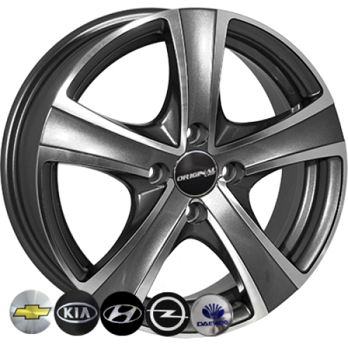 ZW 9504 W6.5 R15 PCD4x100 ET44 DIA56.6 MK-P
